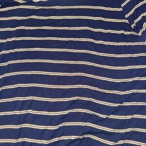 SO Navy and White Striped Tee